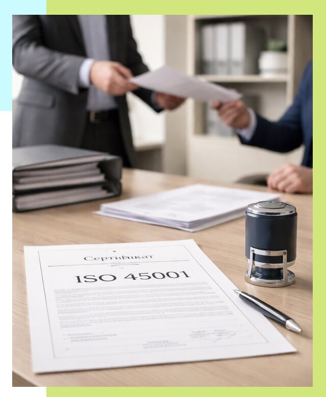 Сертификат ISO 45001 в Заинске под ключ от 45761 р. | Сертэкс